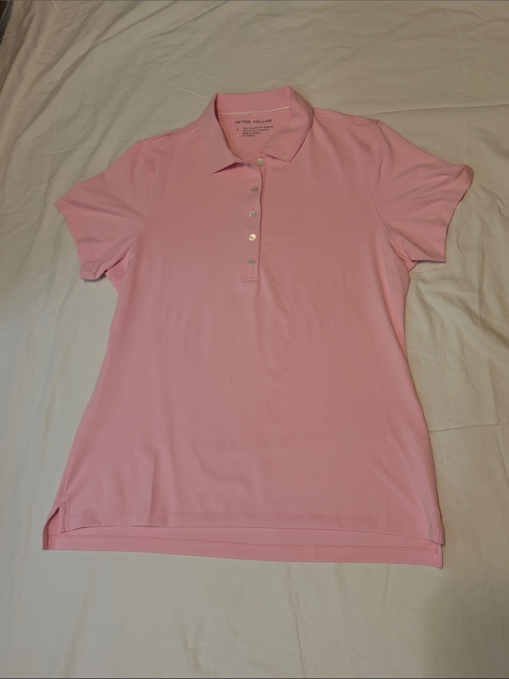 Peter Millar Light Pink Short Sleeve Polo